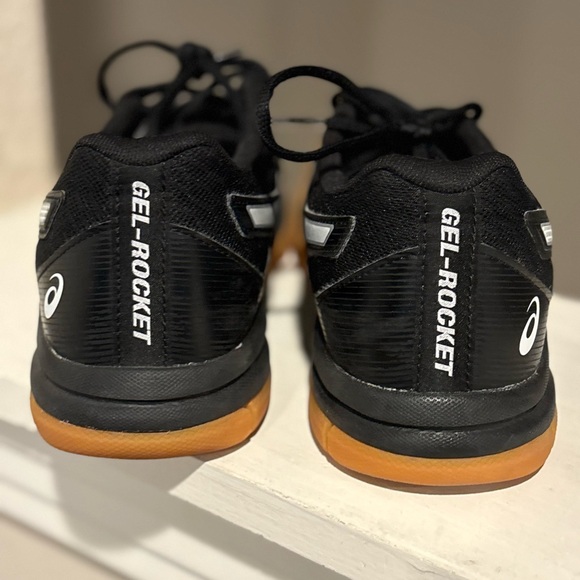 Asics Gel-Rocket Shoes Women Size 7 Volleyball Gum Athletic Sneakers 1072A034 - Picture 7 of 9